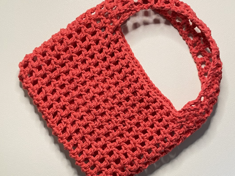 CROCHET AND WOVEN BAG 